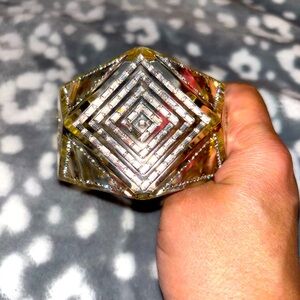 VINTAGE CHANEL CLEAR LUCITE BRACELET.  BEAUTIFUL AND RARE.